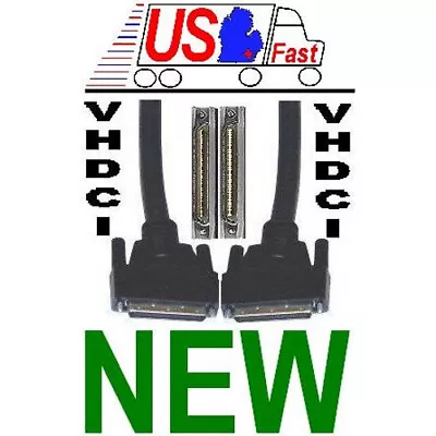 NEW 6ft Long 68pin.8mm VHDCI Male~M Ultra320/U320 PC/Sun SCSI Cable/Cord/Wire • $34.99