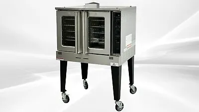 NEW Commercial Convection Oven Full Size Sheet Natural Gas W Legs Wheels NSF • $2786.11