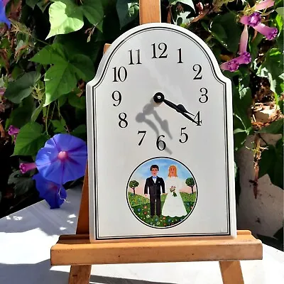 Villeroy & Boch Naif Wedding Porcelain Hanging Wall Clock • $168.75