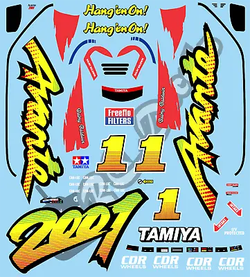Vintage Avante 2001 Decals / Stickers Choice Of Colour - Tamiya Schumacher • £16.50
