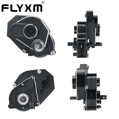FLYXM Metal 2-Speed Transmission Gearbox W/Gear For 1:24 RC Crawler Axial SCX24 • $24.27