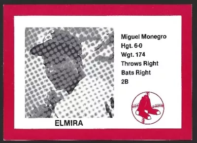 1987 Cain Elmira Pioneers #4 Miguel Monegro • $4.85