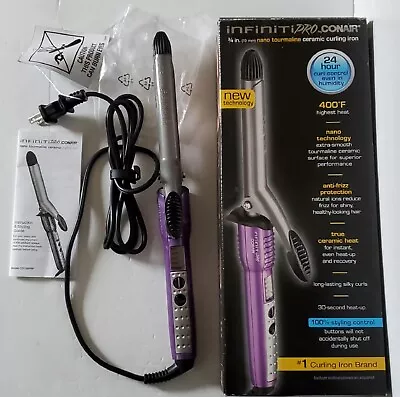 Conair Infiniti Pro 3/4 Inch Nano Tourmaline Ceramic Curling Iron - New Open Box • $40