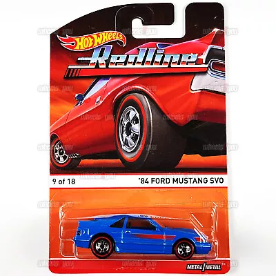 2015 Hot Wheels 84 FORD MUSTANG SVO #9 Blue - HW 1:64 Heritage REDLINE CFN74 • $11.51