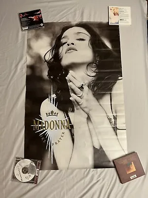 Madonna Like A Prayer Promotional Poster 1989 Starburst Sire Records • $45