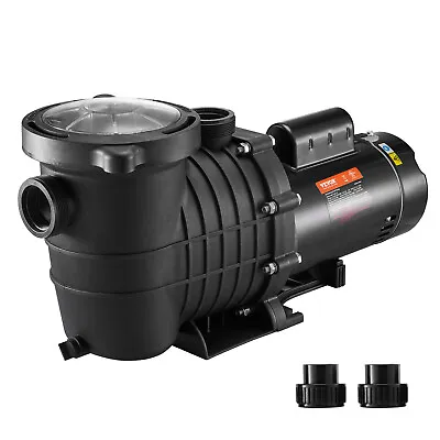 VEVOR Swimming Pool Pump 1-1.5HP 2-Speed W/Strainer Filter Pump Above Ground • $152.98