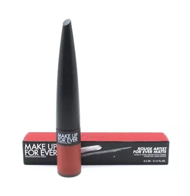 Make Up For Ever Rouge Artist For Ever Matte Lipstick  #440 Chili For Life NIB • $14.95