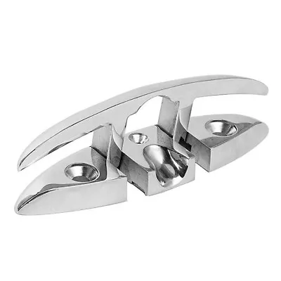 316 Stainless Steel Marine Boat Dock Folding Cleat 5 Inch Flip-up Cleat • $15.99