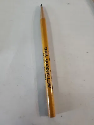 Vintage Sharpened Grease Pencil Thos. Goodfellow General Trucking Detroit MI • $17.77