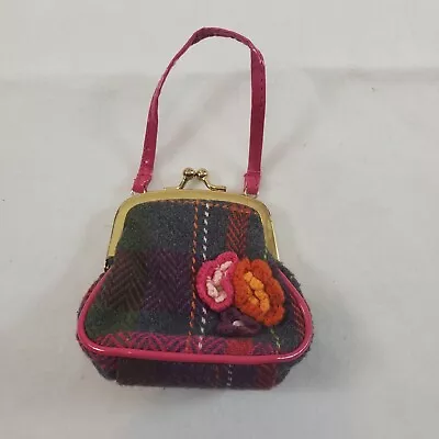 Gymboree Girls Purse Fall Forest Purse Plaid Pink Flower • $9.59