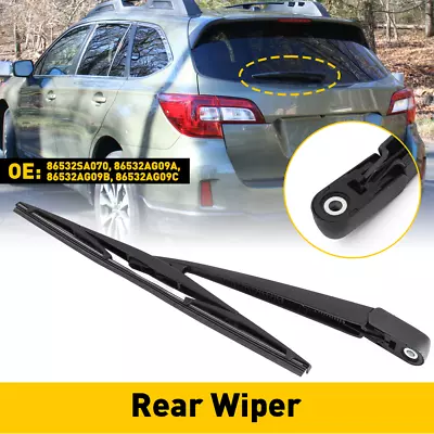 Rear Wiper Arm +Blade For Forester Subaru Legacy Outback Impreza Tribeca 2002-16 • $11.09