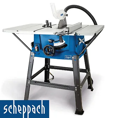 £199.99 • Buy Scheppach 2000W 10  250mm Bench Table Saw Legstand Side Extensions & Blade 240v