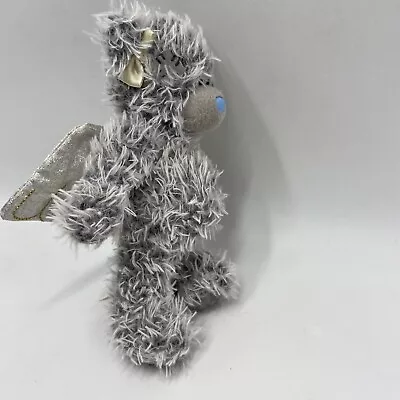 ME TO YOU Plush Angel Bear Stuffed Animal 8  Gray Wings • $19.95