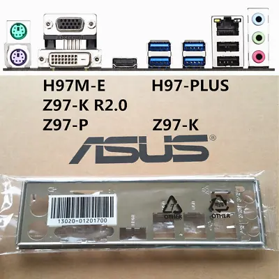 1PC Backplate For  Motherboard IO Shield Plate I/o  H97-PLUS Z97-K R2.0 H97M-E • $13.25