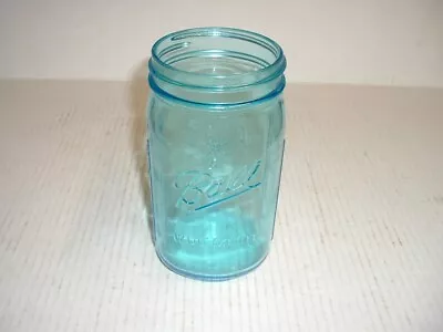 Vintage Ball Wide Mouth Blue Quart Jar • $6.95