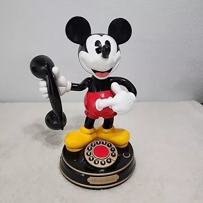 Vintage Disney Mickey Mouse Desktop/Countertop Push Buttons Telephone. • $110