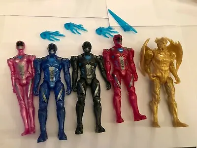 £10 • Buy Power Ranger Movie Action Figures And Goldar Play Set 