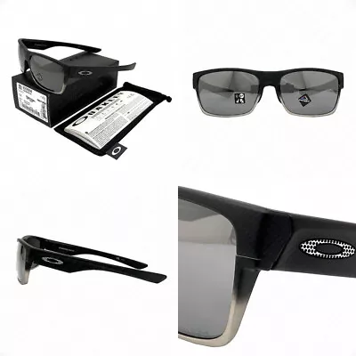 Oakley Two Face OO9256-1360 Matte Black W/Prizm Black Lens Asian Fit Sunglasses • $129.99