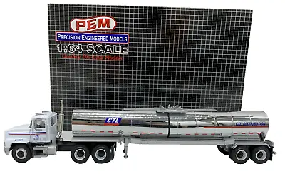 Hartoy  PEM   CTL Distribution    Mack Ch600 Tractor & Trailer   Die-Cast   1/64 • $68.74