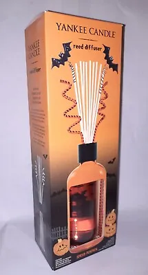 Yankee Candle Spiced Pumpkin Halloween Reed Diffuser With Decorative Bats NEW • £15.43