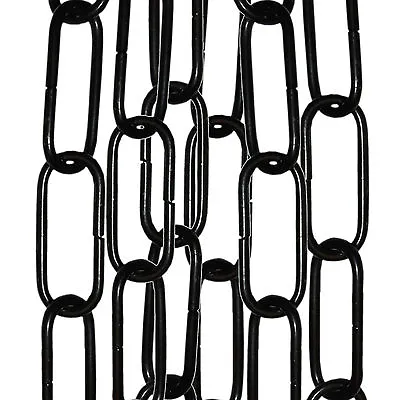 Lighting Pendant Mirror Or Picture Suspension Chain Black Powder Finish 50cm • £4.39