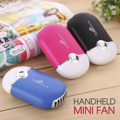 $11.99 • Buy Handheld Mini Fan Air Conditioner Portable Dryer USB Cooling Rechargeable AU