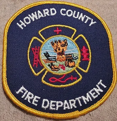 MD Howard County Maryland Fire Shoulder Patch • $4.95