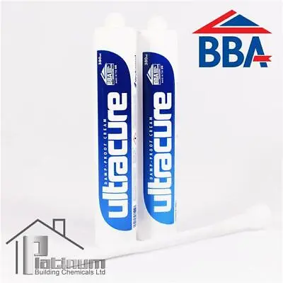 2 X ULTRACURE Damp Proof Injection Cream | DPC Course Rising Damp Treatment • £22.10