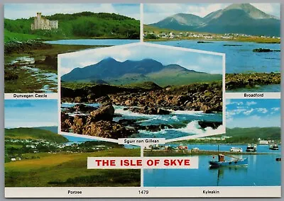 Scenes Of The Isle Of Skye Scotland Multiview Postcard • £5