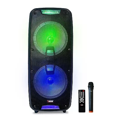 NOVIK NEO X-Blast Portable Audio Speaker Woofer 2 X 8 Tweeter 2 X 1.5bluetooth • $69.99