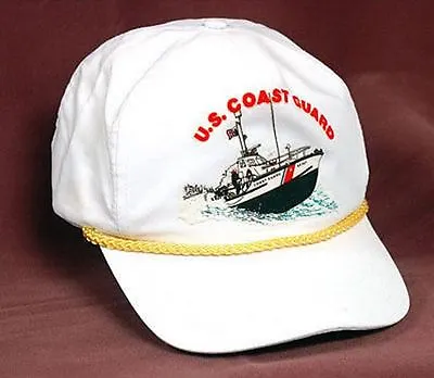 NEW US Coast Guard USCG Cap White Adjustable Hat Military Ship Boat • $5.50