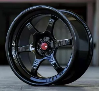 18  Aodhan Ah08 Wheels Gloss Black 18x9.5 +30 5x114.3 Rims Set 4 • $899