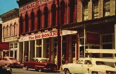 Postcard NV Virginia City The Big Bonanza Main Street 1960 Vintage PC G9384 • $3