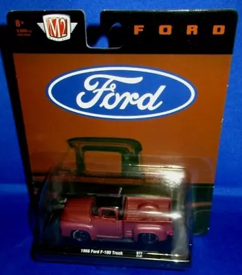 M2 Machines Ford 1956 Ford F-100 Truck Collector Car 1:64 New • $19.47