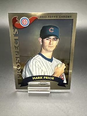 2002 Topps Chrome Traded Mark Prior Rookie Prospects T231 Chicago Cubs RC • $10