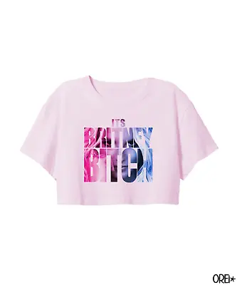 Britney Spears 90s Crop Top Pink Free Britney • £17.50