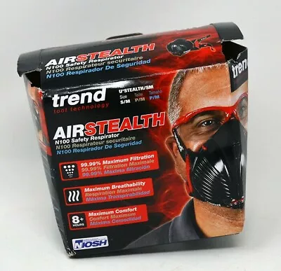 Trend AIR STEALTH - N Grade 100 Safety Respirator (Small/Medium) -a3 • $29.95