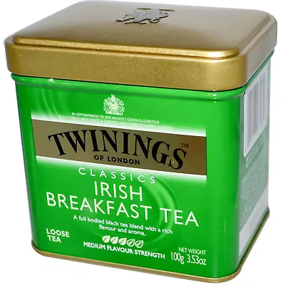 Twinings Classics Irish Breakfast Loose Tea 3.53 Oz (100 G) • $23.95