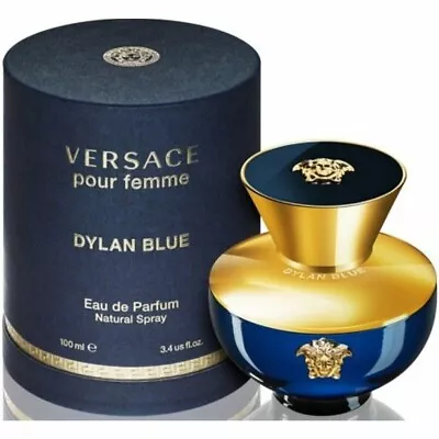 Versace Pour Femme Dylan Blue EDP Spray 3.4 Oz For Women New With Box • $39.95