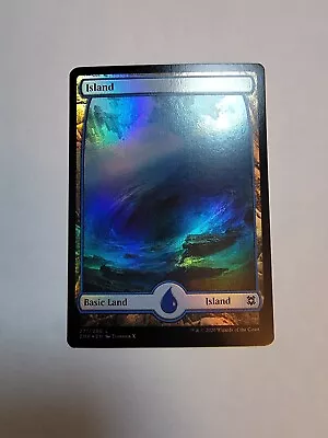 MTG Island Zendikar Rising 271/280 Full Art Land Foil • $2.49