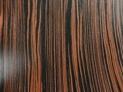 Ebony Macassar Composite Wood Veneer 24  X 24  Paper Backer PSA 1/40  Thick #603 • $55
