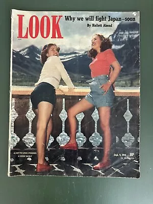 Rare LOOK Magazine - Sept. 9 1941 - Vintage Wartime Magazine Awesome Find! • $6