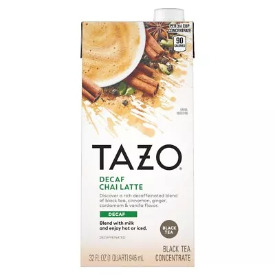 TAZO Decaf Chai Tea Latte 32 FZ • £7.23