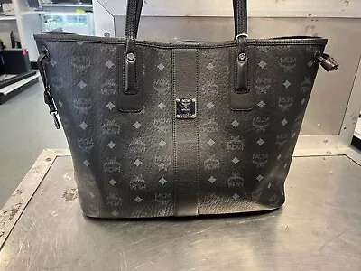 MCM Visetos Liz Reversible Medium Shopper Tote • $200