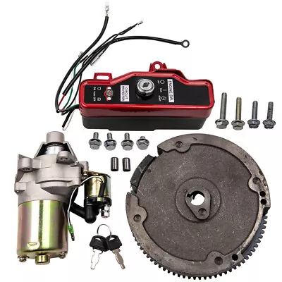 Starter Motor Kit W/ Ignition Switch Box For Honda GX160 5.5HP & GX200 6.5HP • $58.70