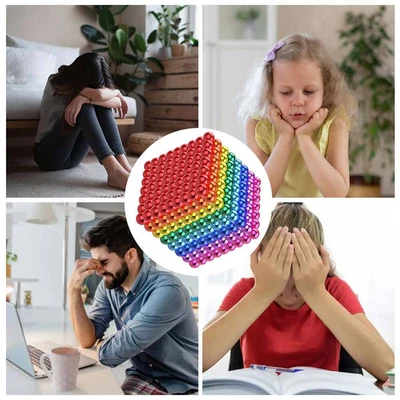 £14.36 • Buy 1000pcs Magnetic Magic Puzzle Ball Block Building Block Stress Relief Ball Qi