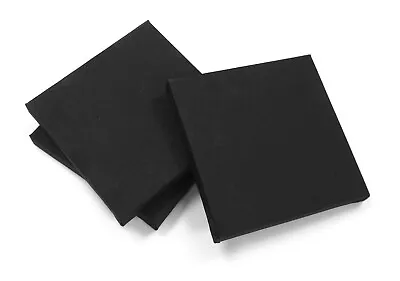 Artist BLACK Blank Stretched Square Canvas Box 6  X 6  150mm Painting CAN0606B • £3.49