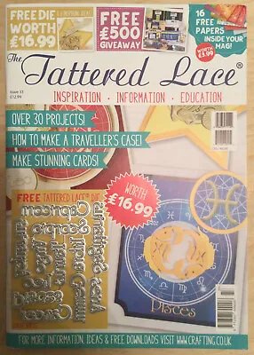 Tattered Lace Magazine Issue 33 With Free Gift And Free Papers • £6