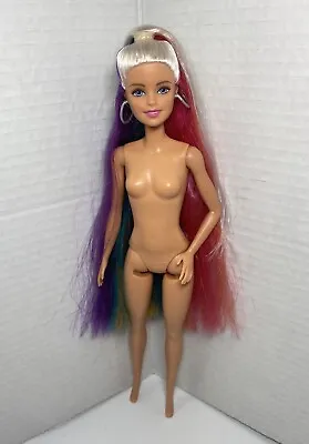 Mattel FXN96 Barbie Rainbow Sparkle Hair Doll • $8