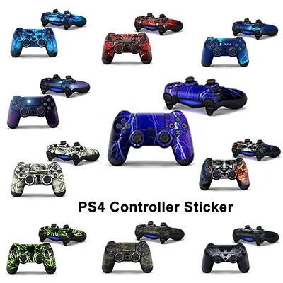 $4.08 • Buy Vinyl Decal Sticker Cover Skin For Dualshock 4 PS4 PS4 Slim Game Controller